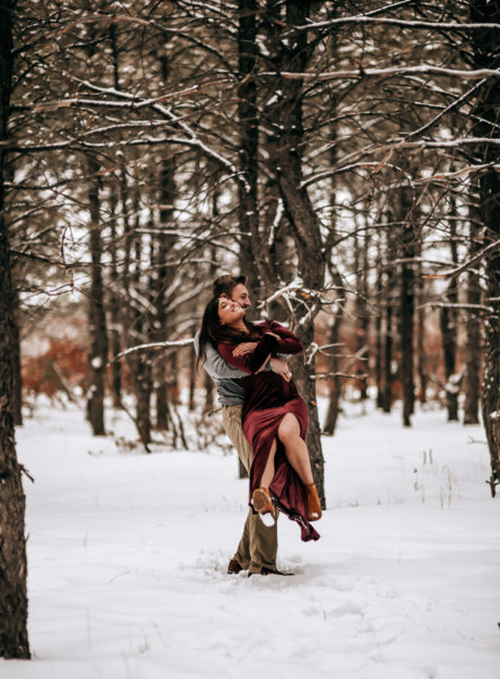 Montrose Colorado Photographer, Couples Photographer, Engagement Photographer, Mountain Engagements, Velvet Dress Engagement Pictures