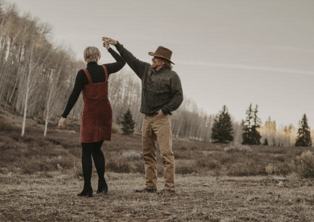 Sarah Hall Photography, Montrose Colorado Photographer, Couples photographer, older couple, empty nesters, Fall photo's Ridgway Colorado, Ouray Photographer, anniversary Photoshoot, Love has no limit