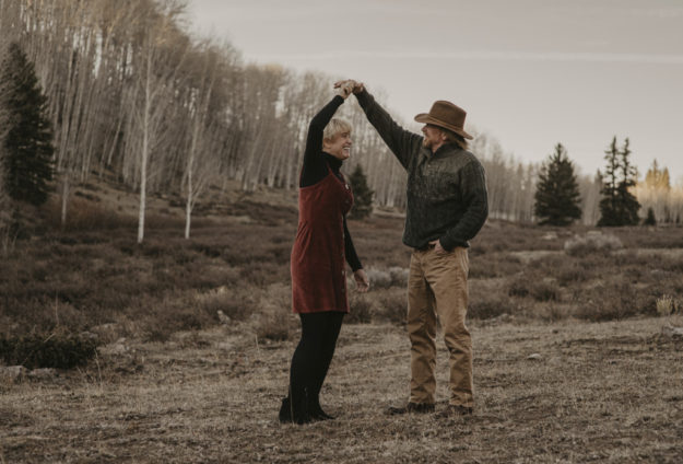Sarah Hall Photography, Montrose Colorado Photographer, Couples photographer, older couple, empty nesters, Fall photo's Ridgway Colorado, Ouray Photographer, anniversary Photoshoot, Love has no limit