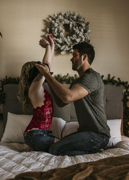 Sarah Hall Photography_Montrose Colorado Couples Photographer_Stranger Session_Grand Junction Photographer_Ridgway and Ouray Photographer_ Western Colorado Photographer_ Couples Photographer_ Intimate Photographer_ Couples Boudoir_ Sexy Christmas Couple